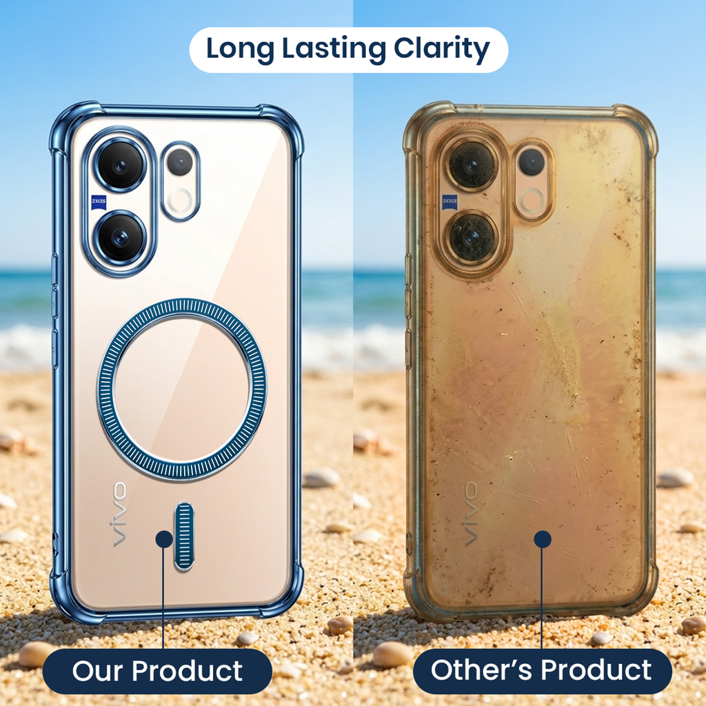 Vivo V60 5G Premium Magnetic Magsafe Airbag Case