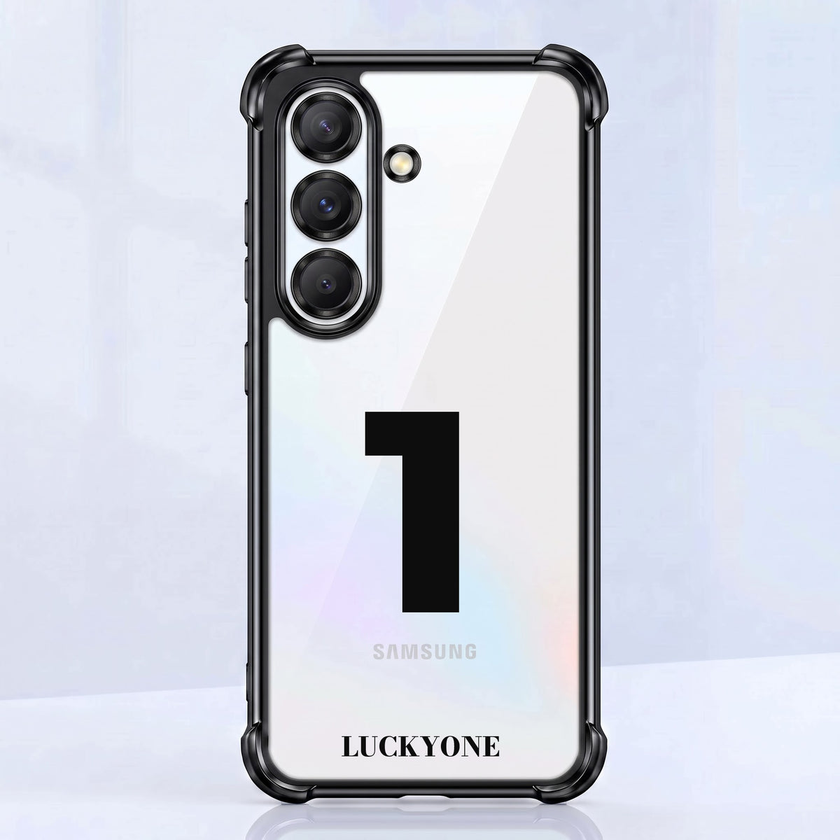 Samsung Galaxy A36 5G Lucky Number Clear Phone Case Bold Design with Protective Bumper