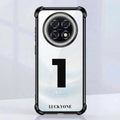 Oppo F31 Pro+ 5G Lucky Number Clear Phone Case Bold Design with Protective Bumper
