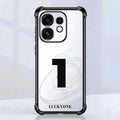 Oppo Reno 16 5G Lucky Number Clear Phone Case Bold Design with Protective Bumper