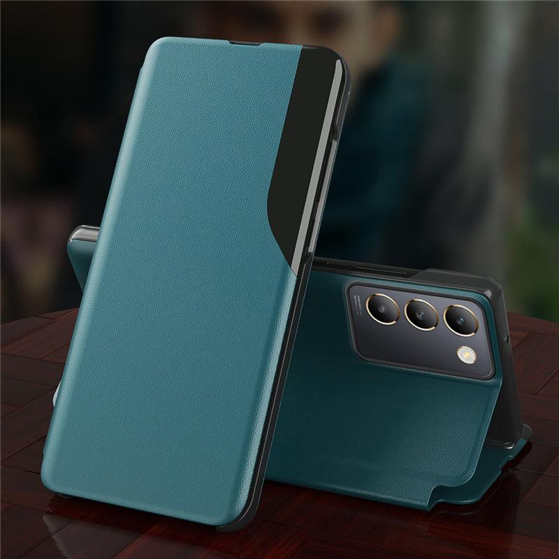 Vivo T3 5G Luxury Half Window Leather Flip Case