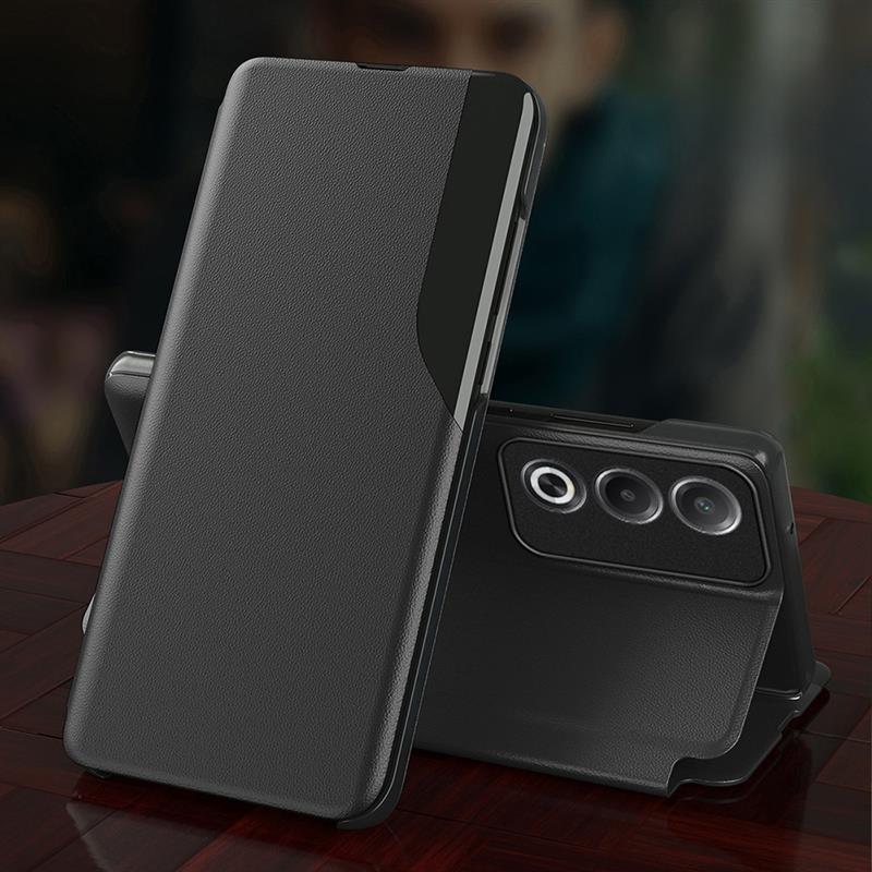 Oppo A3 Pro 5G Luxury Half Window Leather Flip Case