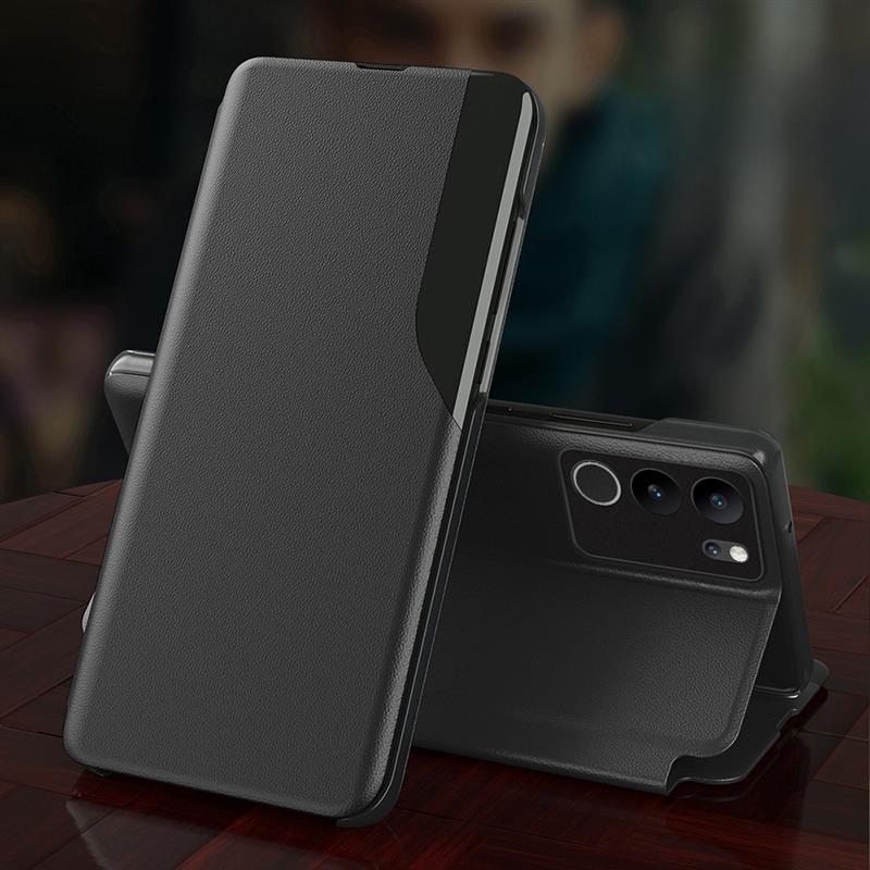 Vivo V29 5G Luxury Half Window Leather Flip Case