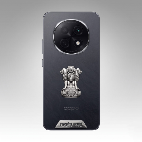 Oppo F29 Pro 5G Compatible Satyamev Jayate 3D Metal Emblem Sticker