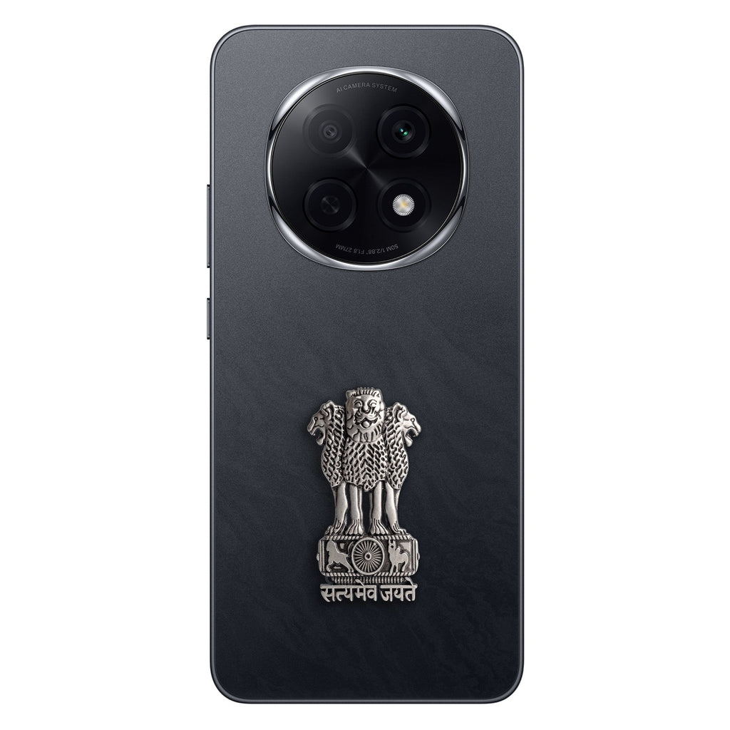 Oppo F29 Pro 5G Compatible Satyamev Jayate 3D Metal Emblem Sticker