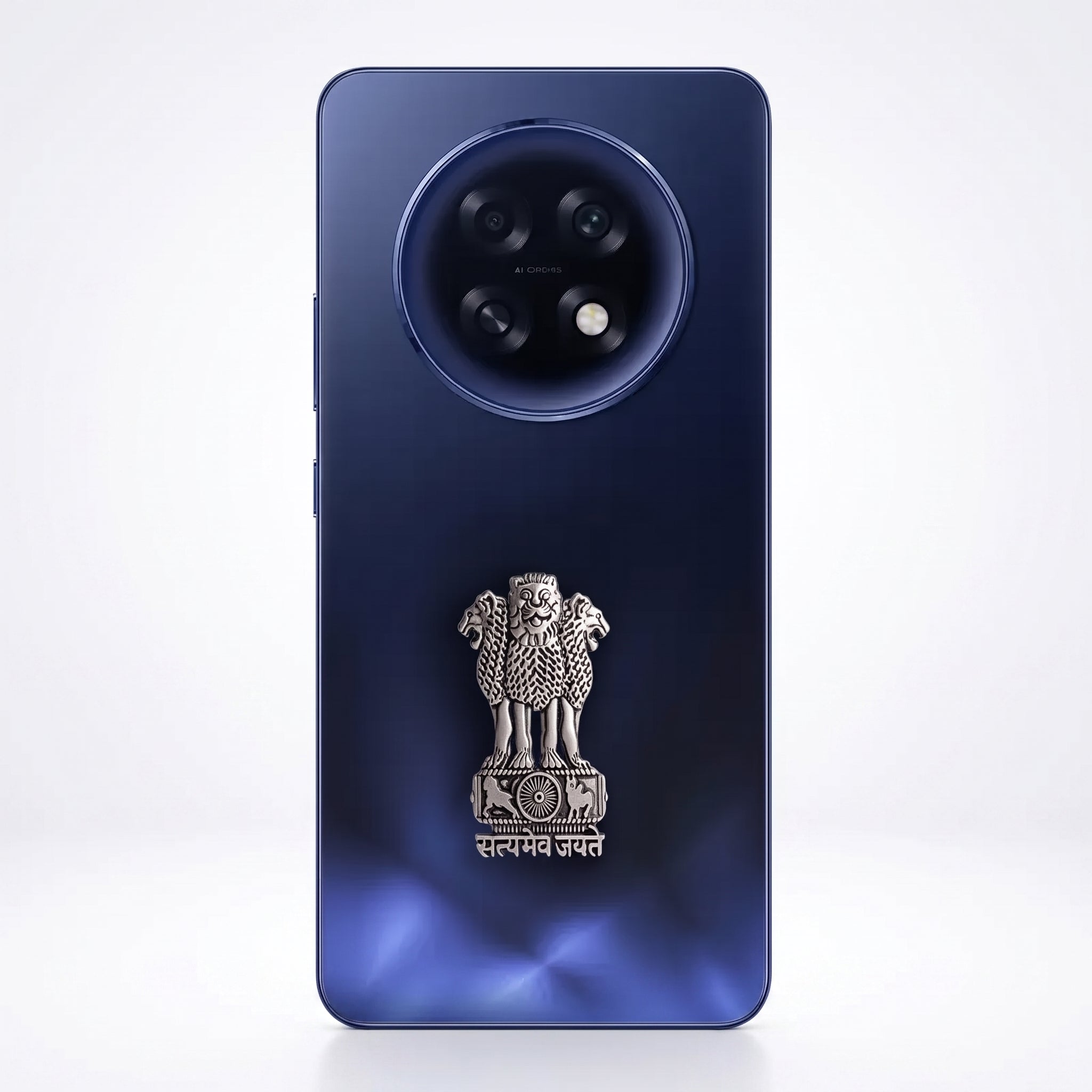 Oppo F31 Pro Plus 5G Compatible Satyamev Jayate 3D Metal Emblem Sticker