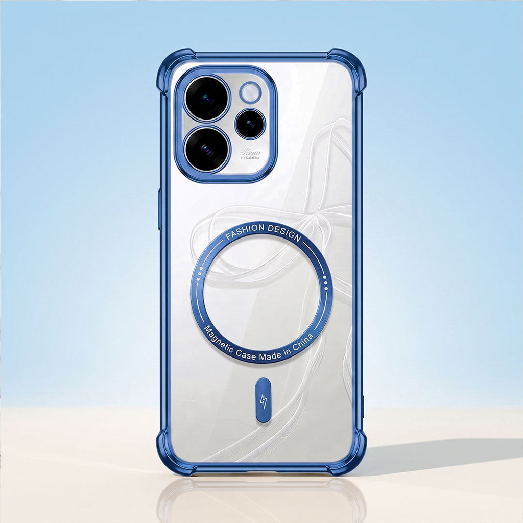 Oppo Reno 15 Pro Mini 5G Premium Magnetic MagSafe Shockproof Airbag Case (2.O)
