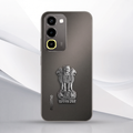 Realme P4R 5G Compatible Satyamev Jayate 3D Metal Emblem Sticker