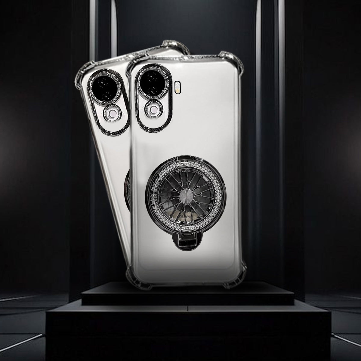 Vivo V40e 5G Premium Stress Buster Wheel Rotating Shockproof Airbags Case