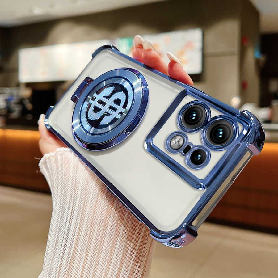 Motorola Edge 50 Pro 5G Four Corner Airbags 100% Original Astro Money Magnet Rotating Dollar Case