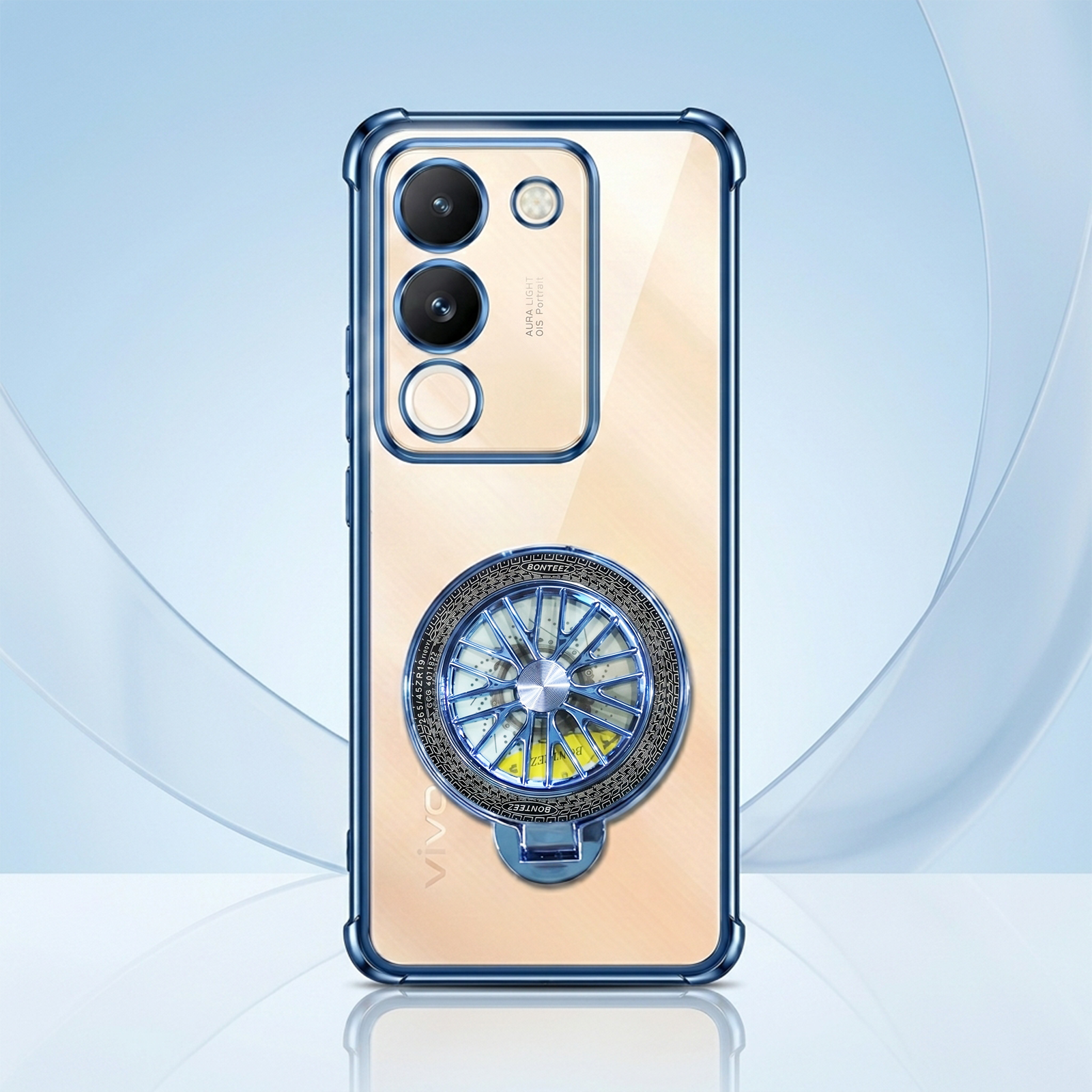 Vivo Y200 5G Premium Stress Buster Wheel Rotating Shockproof Airbags Case