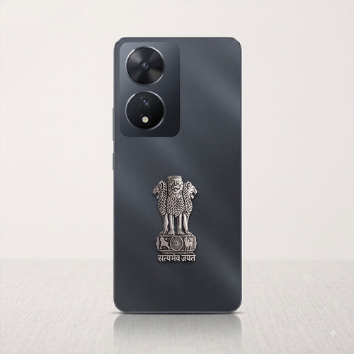 Vivo T2 5G Compatible Satyamev Jayate 3D Metal Emblem Sticker
