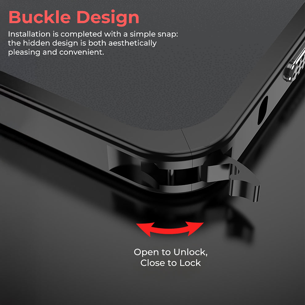 Nothing Phone 3a 5G Aluminium Metal Frame Case With Metal Camera Lens Protection