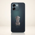 Oppo A6 5G Compatible Satyamev Jayate 3D Metal Emblem Sticker