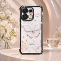 Oppo Reno 16 5G Transparent Butterfly Anti-Yellow Airbag Cover
