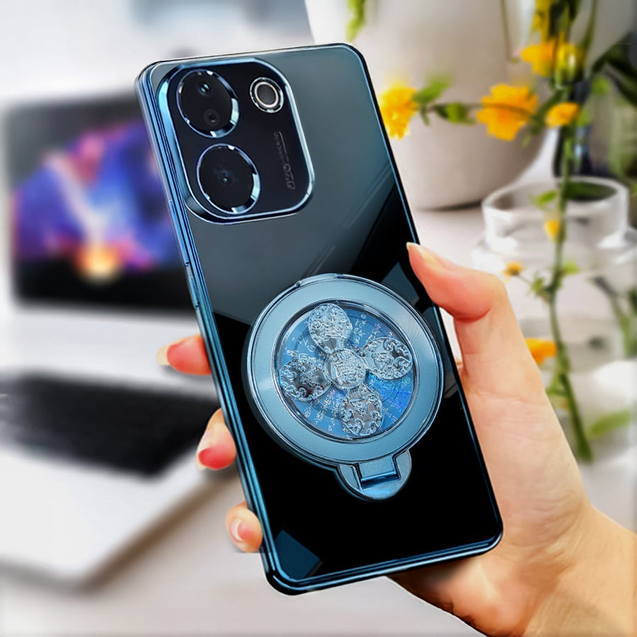 Vivo T3 Pro 5G Electroplating Reflective Fidget Rotating Back Case