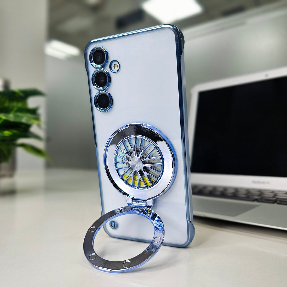 Samsung Galaxy S23+ 5G Porsche® Wheel Frameless Case