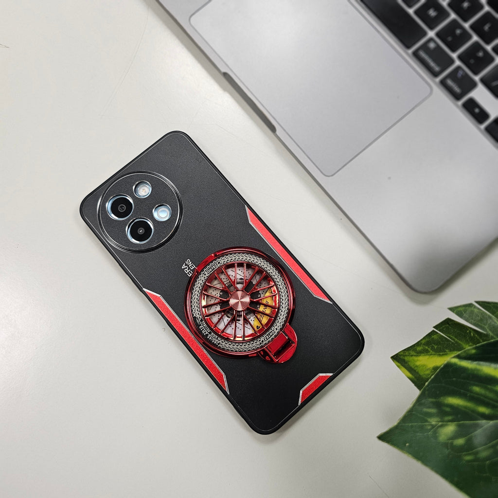 Vivo Y58 5G Best Selling Stress Buster Aluminium Wheel Metal Scratch Resistant Back Case