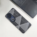 Vivo V50 5G Triangle Pattern Matte Back Shockproof Case (Buy 1 Get 1 Surprise Cover)