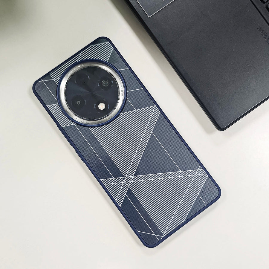 Blue Oppo F27 Pro 5G back cover