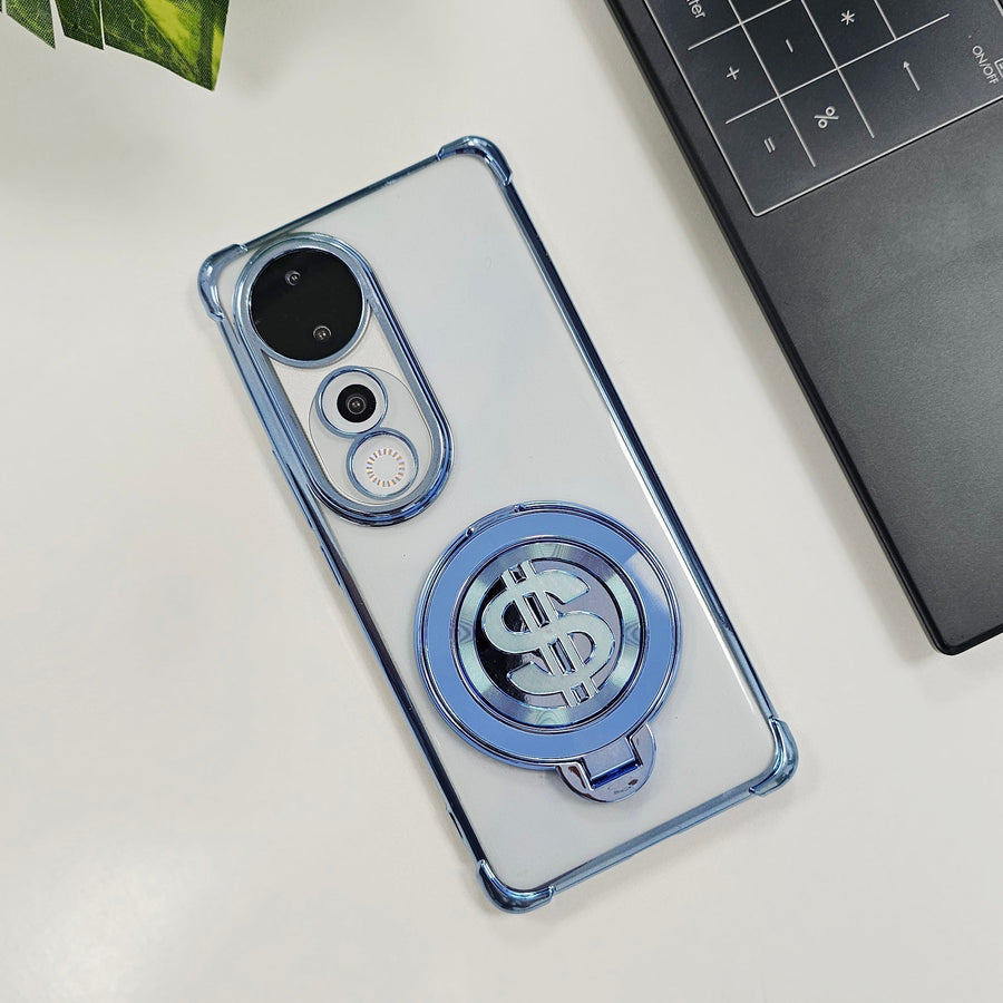 Vivo V40 Pro 5G Four Corner Airbags 100% Original Astro Money Magnet Rotating Dollar Case