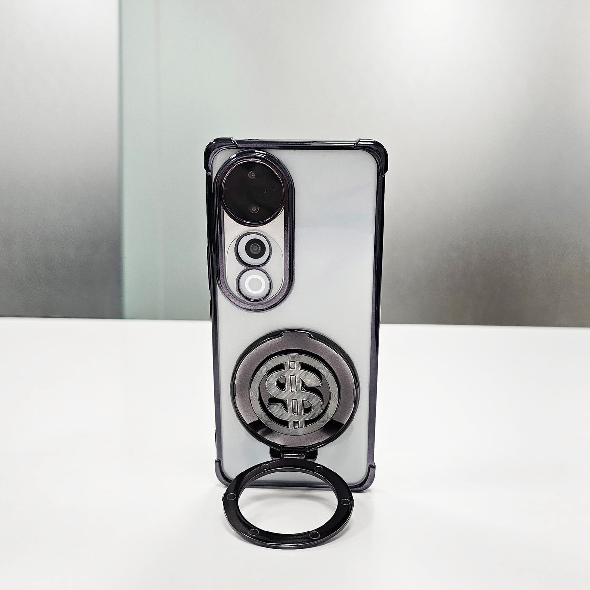 Vivo V40 Pro 5G Four Corner Airbags 100% Original Astro Money Magnet Rotating Dollar Case