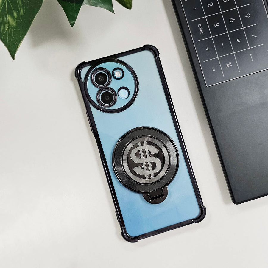 Vivo Y58 5G Four Corner Airbags 100% Original Astro Money Magnet Rotating Dollar Case