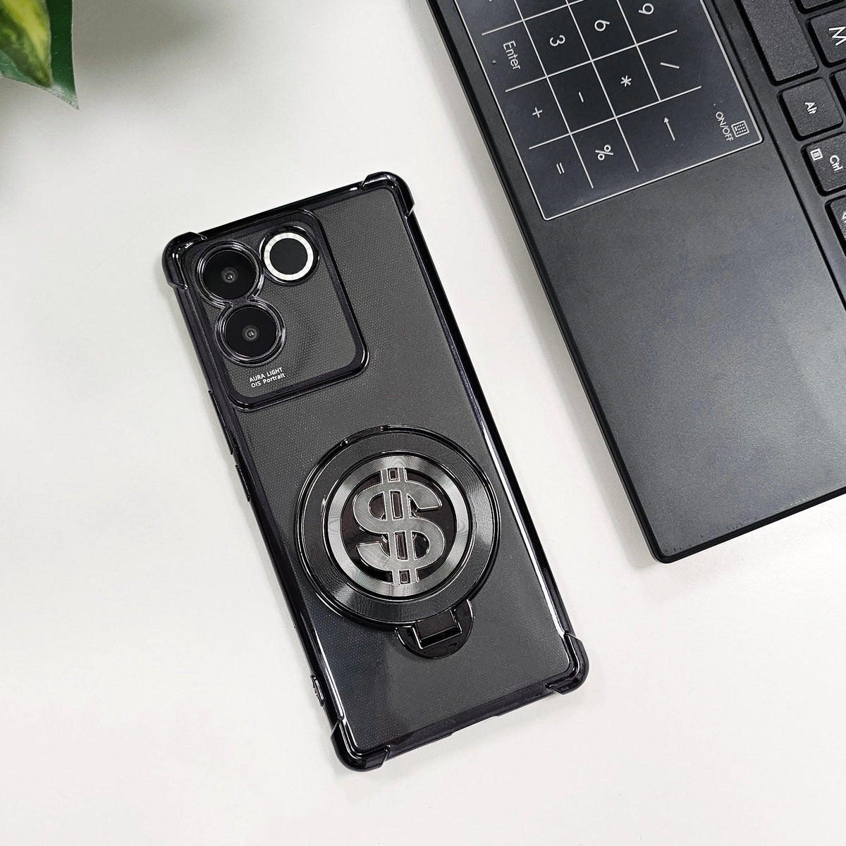 Vivo T2 Pro 5G Four Corner Airbags 100% Original Astro Money Magnet Rotating Dollar Case