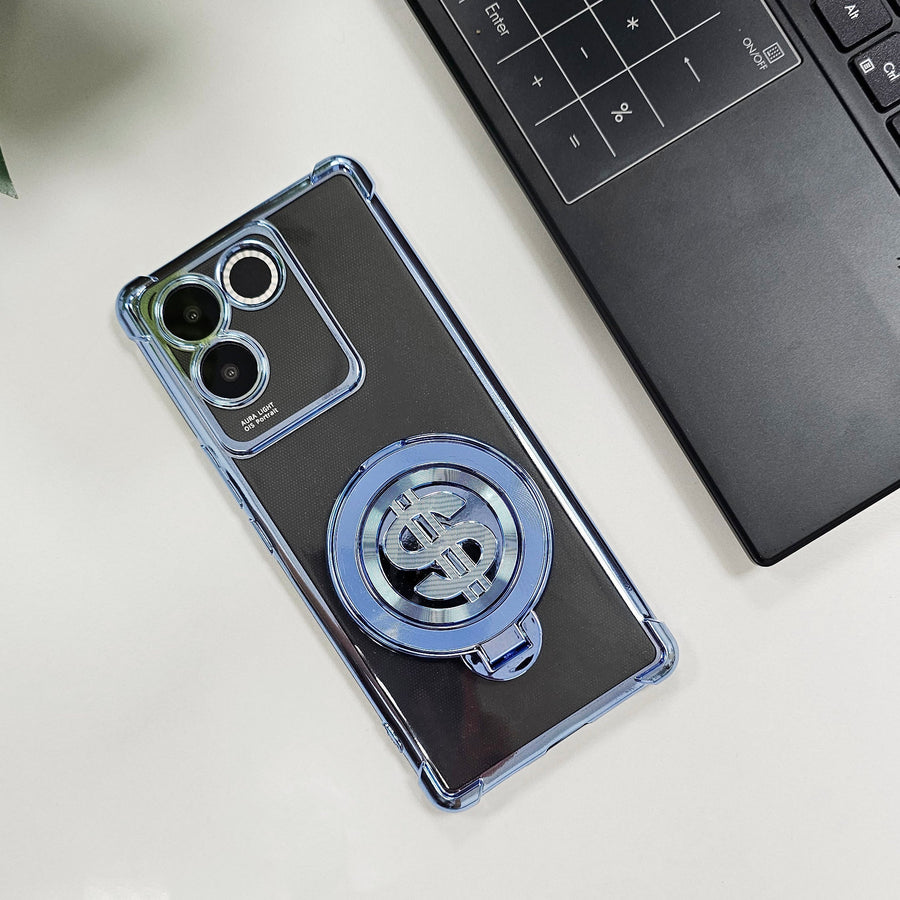 Vivo T2 Pro 5G Four Corner Airbags 100% Original Astro Money Magnet Rotating Dollar Case