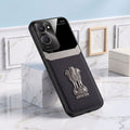 Vivo Y28s 5G Satyamev Jayate 3D Metal Leather Back Case