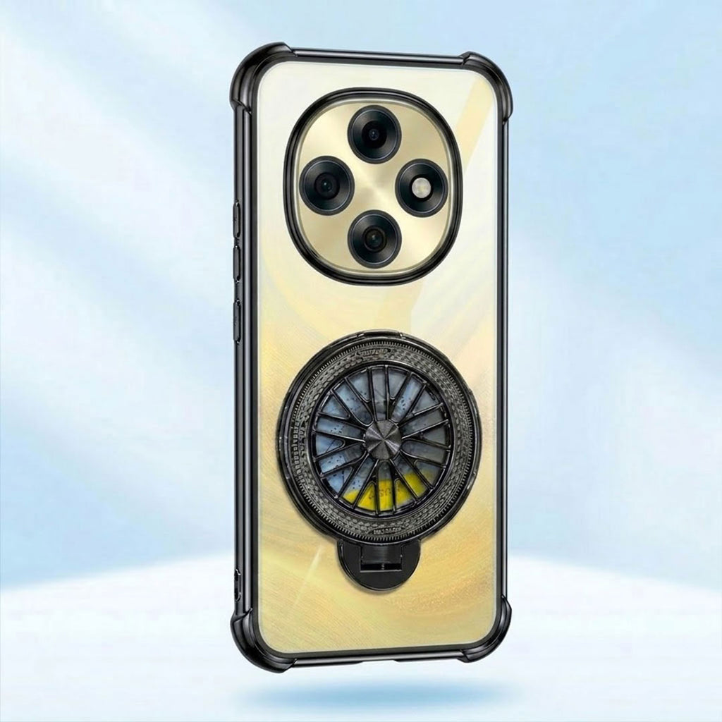 Oppo F31 Pro 5G Premium Stress Buster Wheel Rotating Shockproof Airbags Case