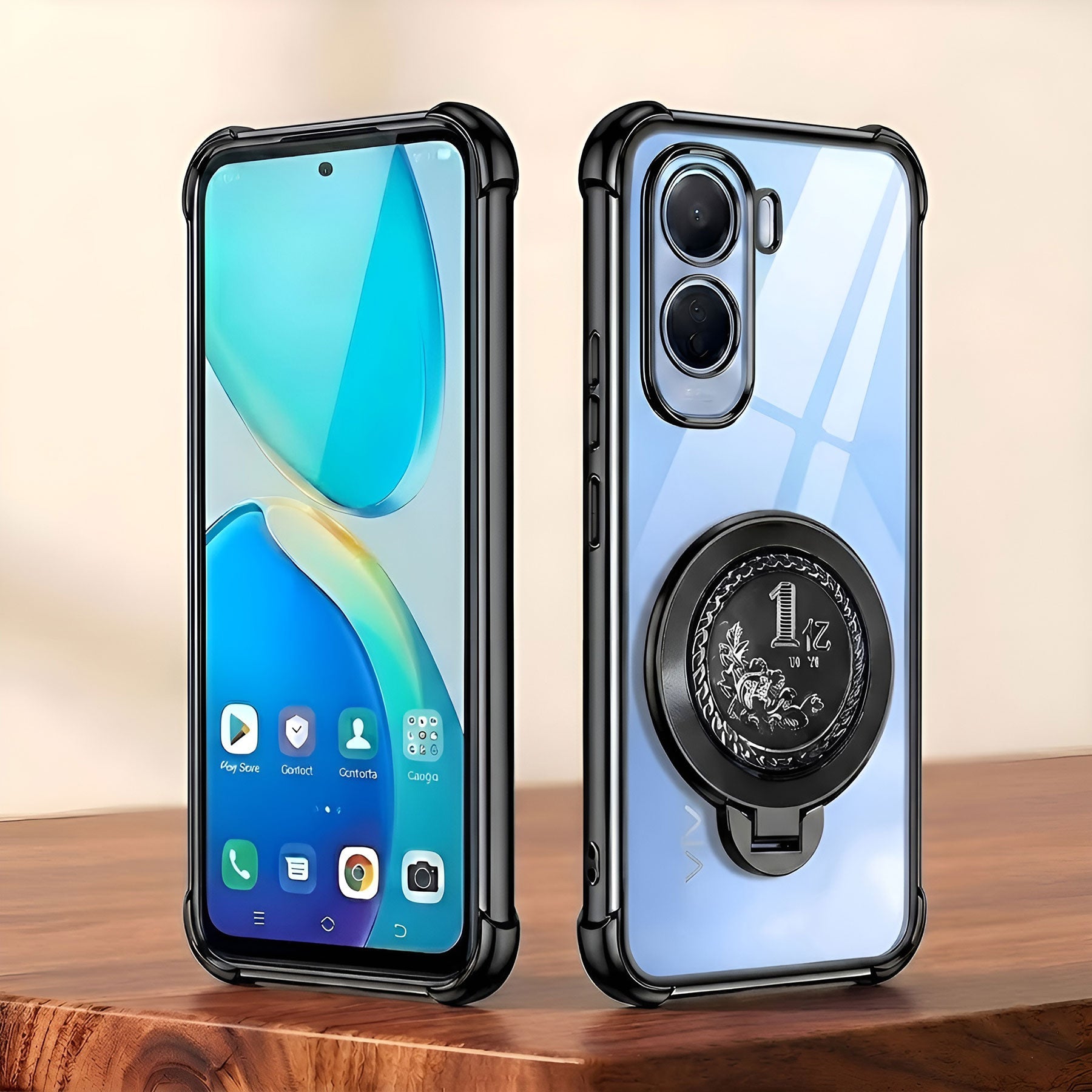 Vivo T5 Pro 5G Premium Billion Wheel Rotating Shockproof Airbags Case