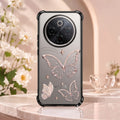 Vivo T4 5G Transparent Butterfly Anti-Yellow Airbag Cover