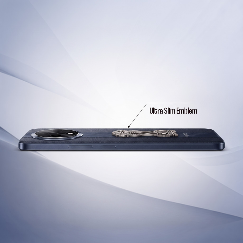 Oppo F27 Pro+ 5G Compatible Satyamev Jayate 3D Metal Emblem Sticker
