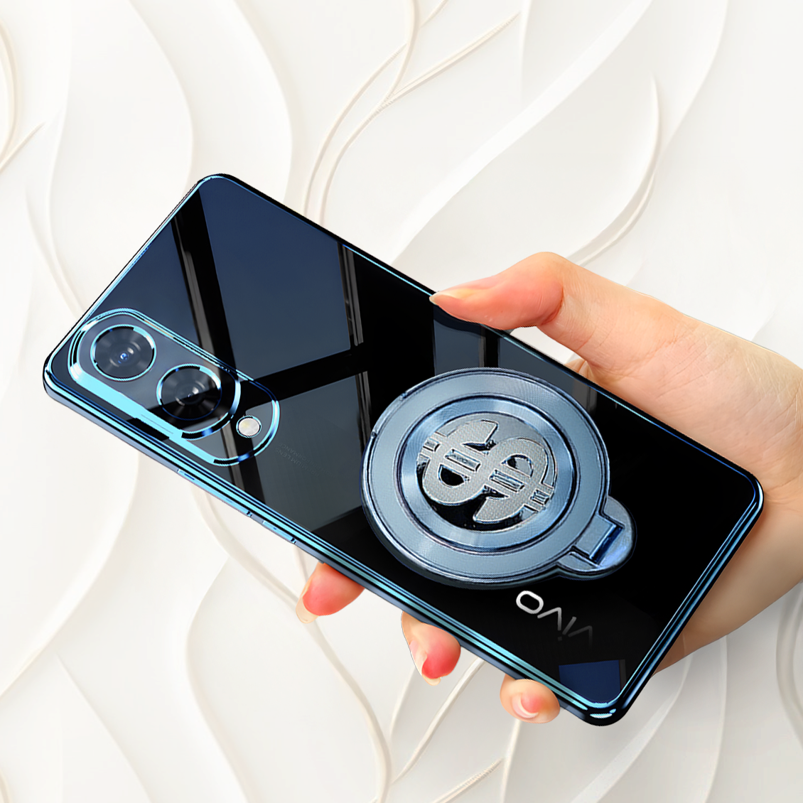 Vivo Y28 5G Electroplating Dollar Case