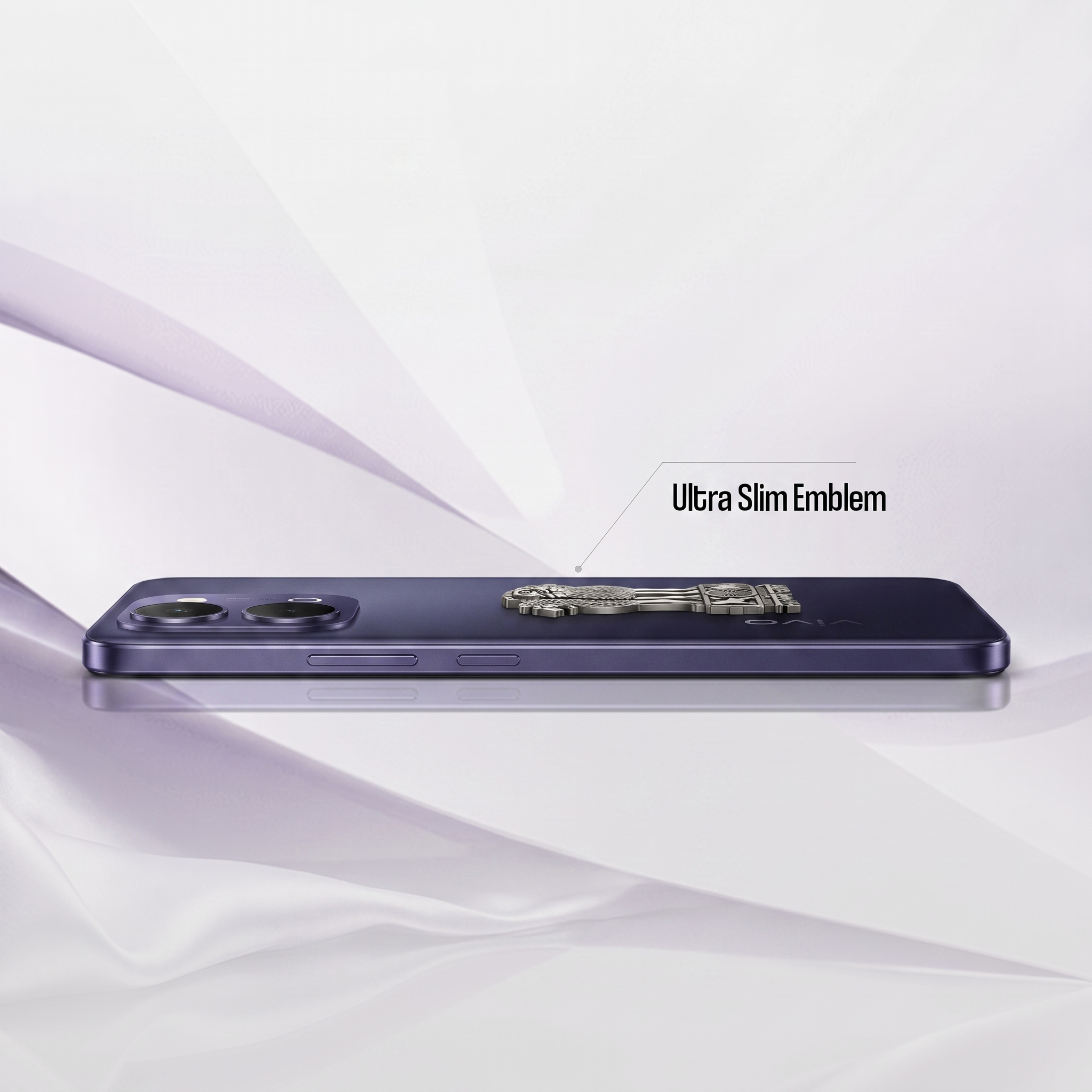 Vivo Y21 5G Compatible Satyamev Jayate 3D Metal Emblem Sticker