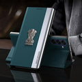 Samsung Galaxy A37 5G Satyamev Jayate Flip Leather Case