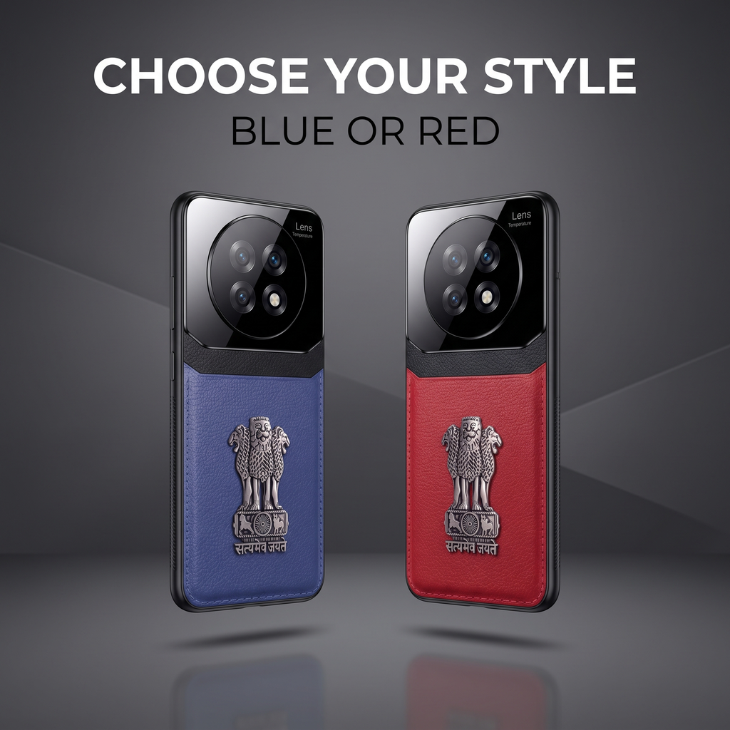 Oppo F31 Pro+ 5G Satyamev Jayate 3D Metal Leather Back Case