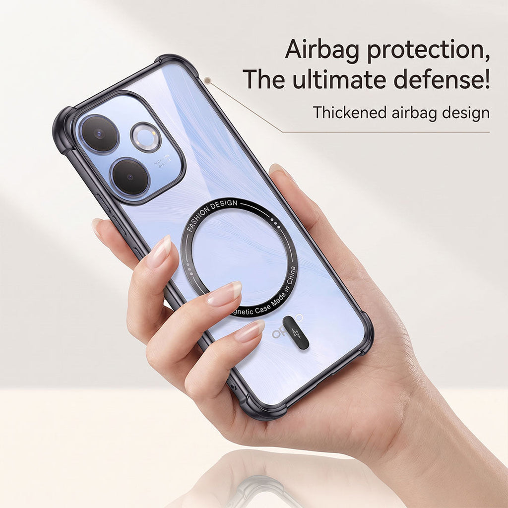 Oppo A5 Pro 5G Premium Magnetic MagSafe Shockproof Airbag Case (2.O)