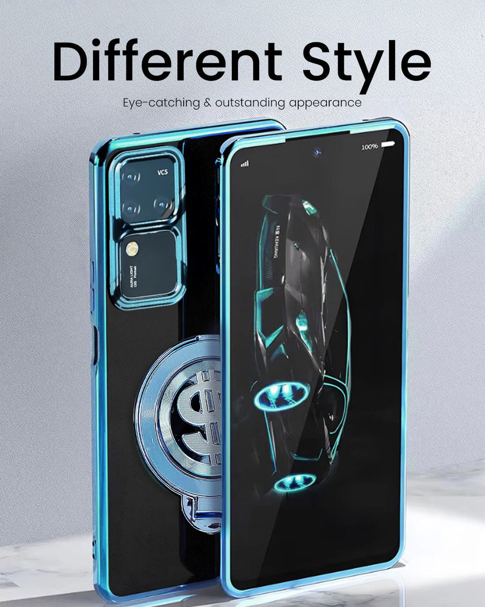 Vivo V30 Pro 5G Electroplating Dollar Case