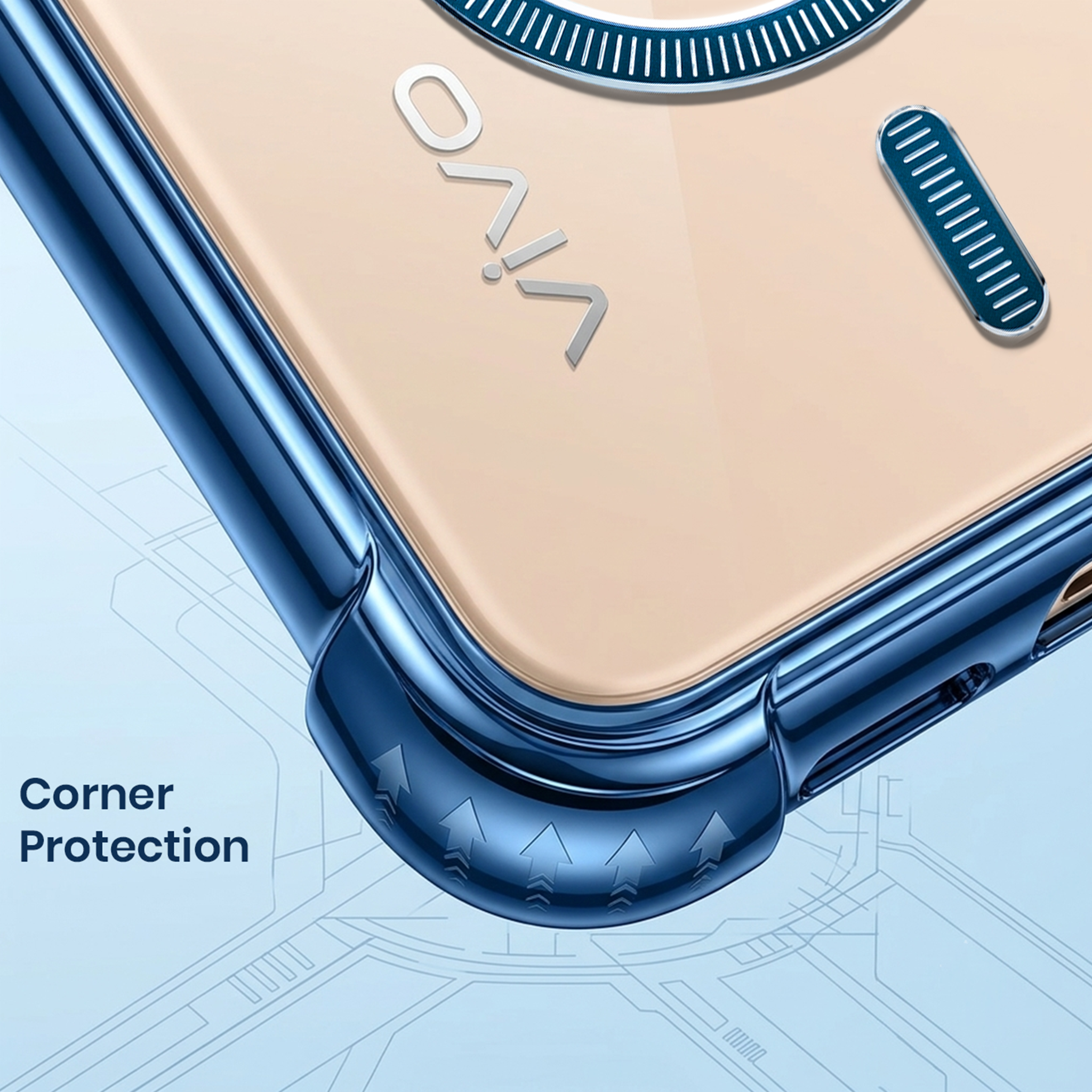 Vivo V60 5G Premium Magnetic Magsafe Airbag Case