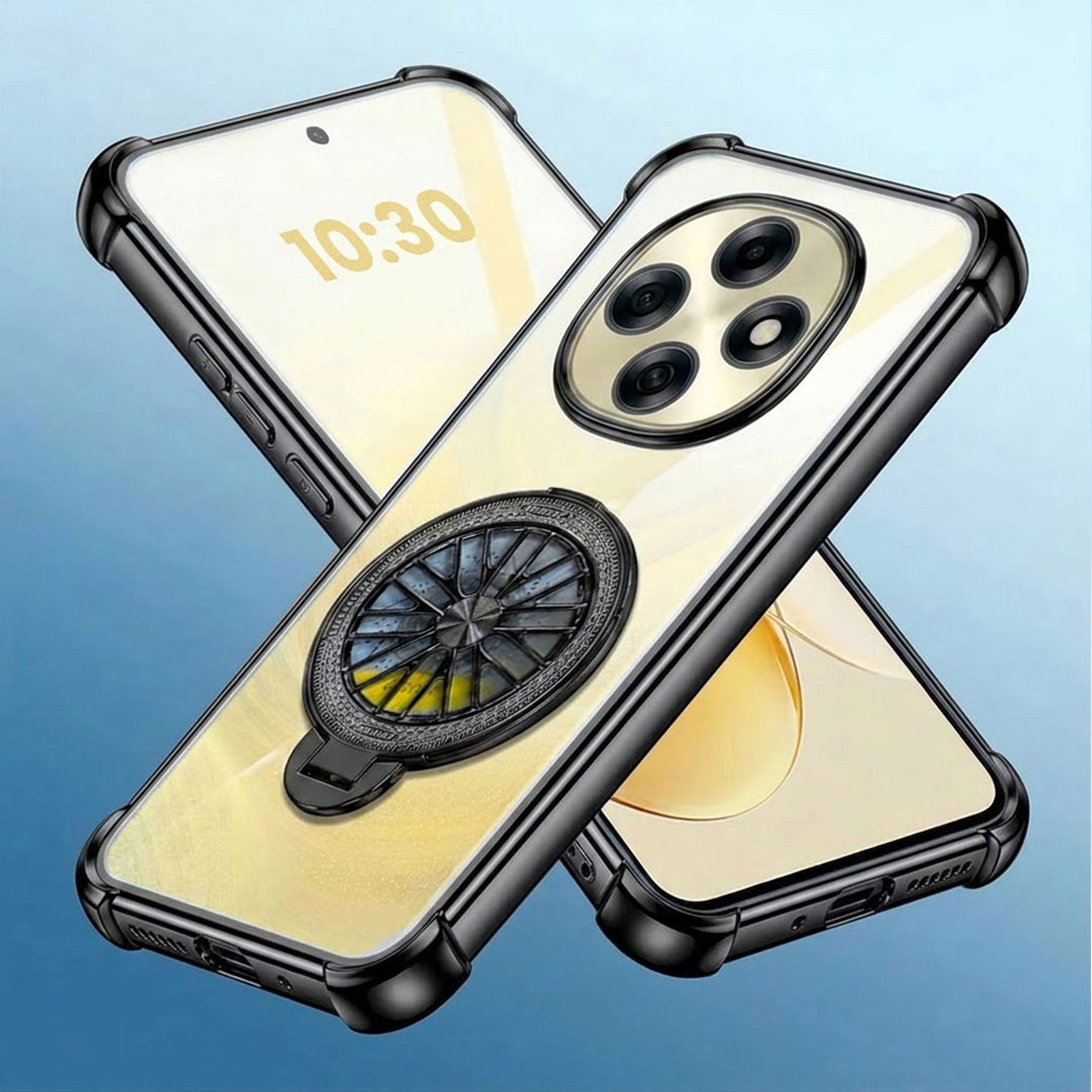 Oppo F31 Pro 5G Premium Stress Buster Wheel Rotating Shockproof Airbags Case