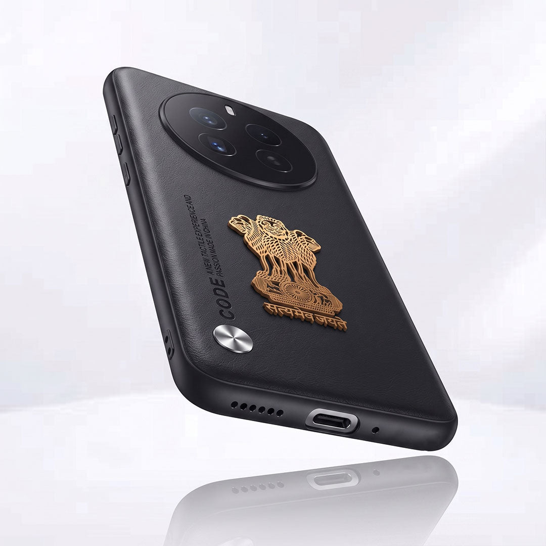 Realme 12 Pro+ 5G Satyamev Jayate Vegan Leather Back Case