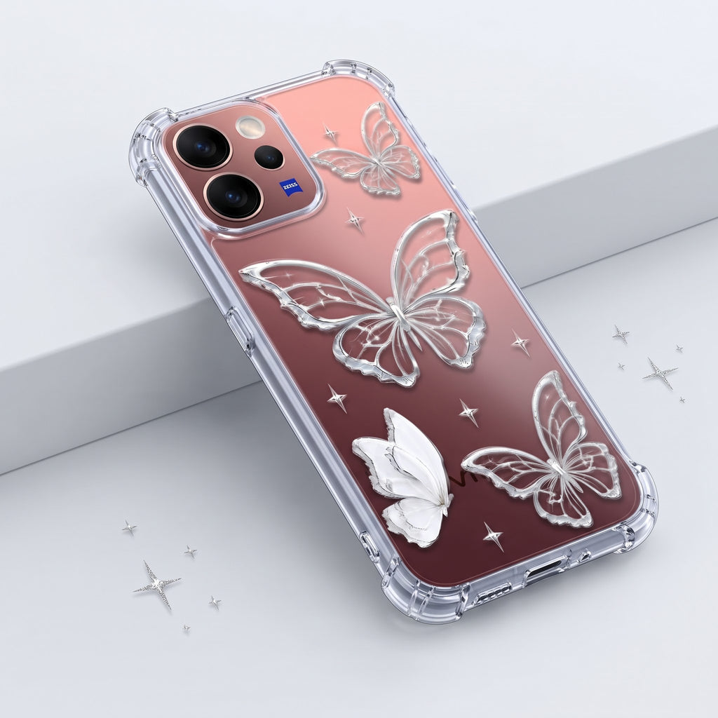 Vivo V70  5G Transparent Butterfly Airbag Cover