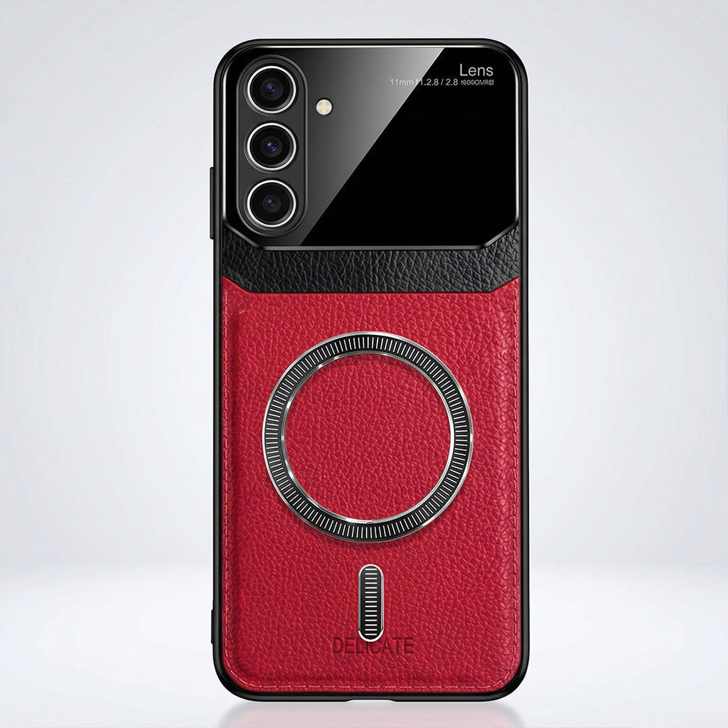 Samsung Galaxy A36 5G Premium Magsafe Magnetic Leather Lens Protective Case