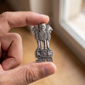 Vivo T4 5G Compatible Satyamev Jayate 3D Metal Emblem Sticker