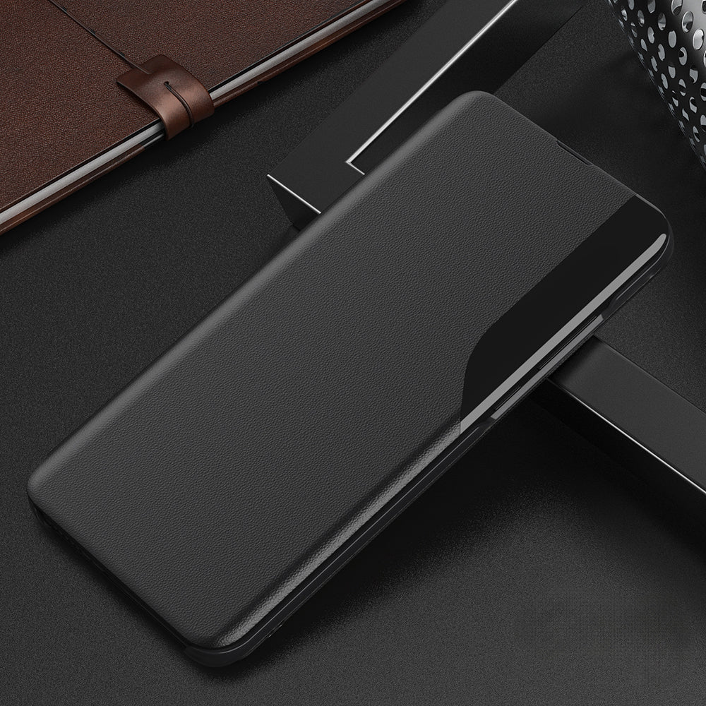 Oppo Reno 12 5G Luxury Half Window Leather Flip Case