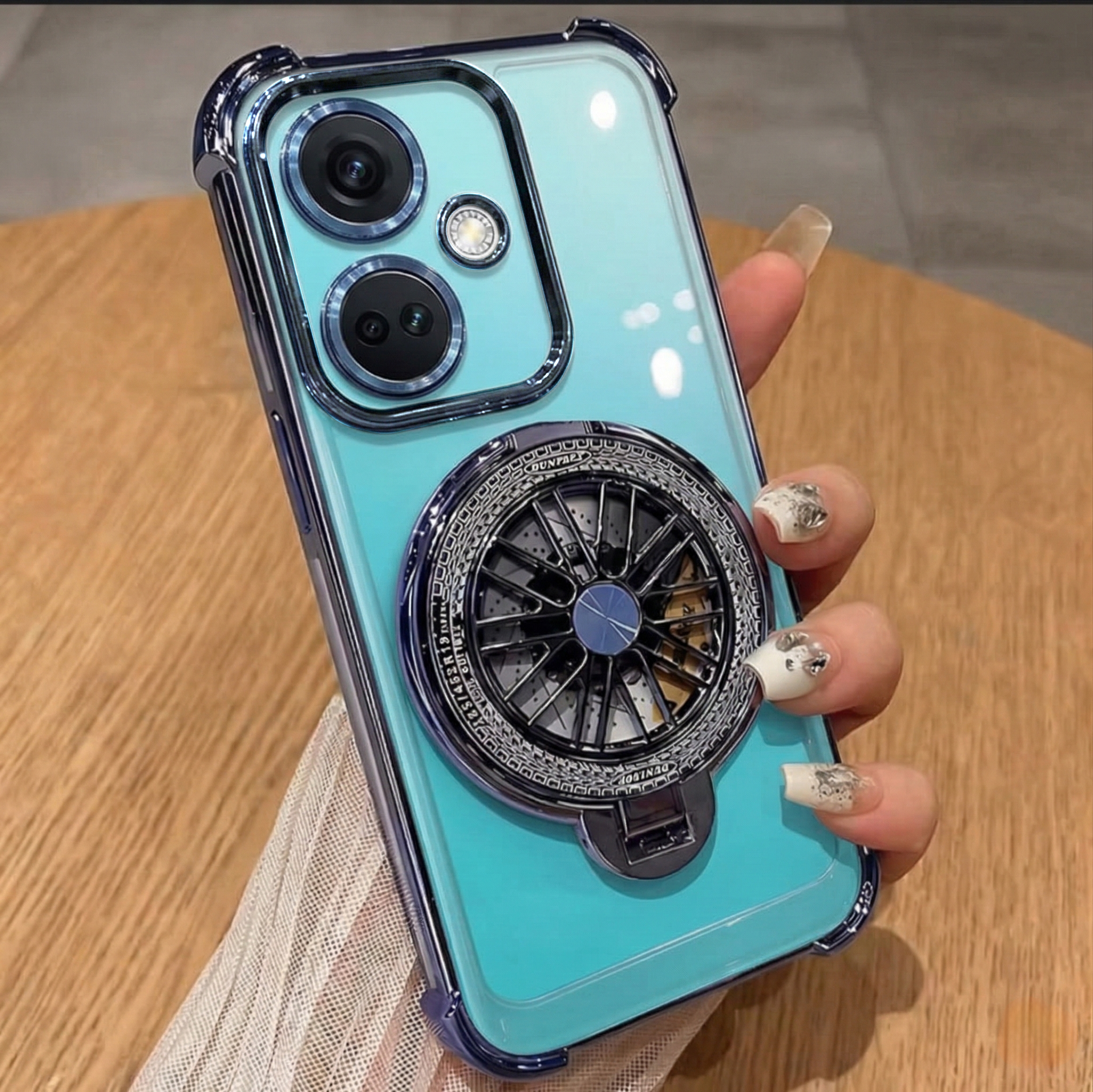 OnePlus Nord CE3 5G Premium Stress Buster Wheel Rotating Shockproof Airbags Case