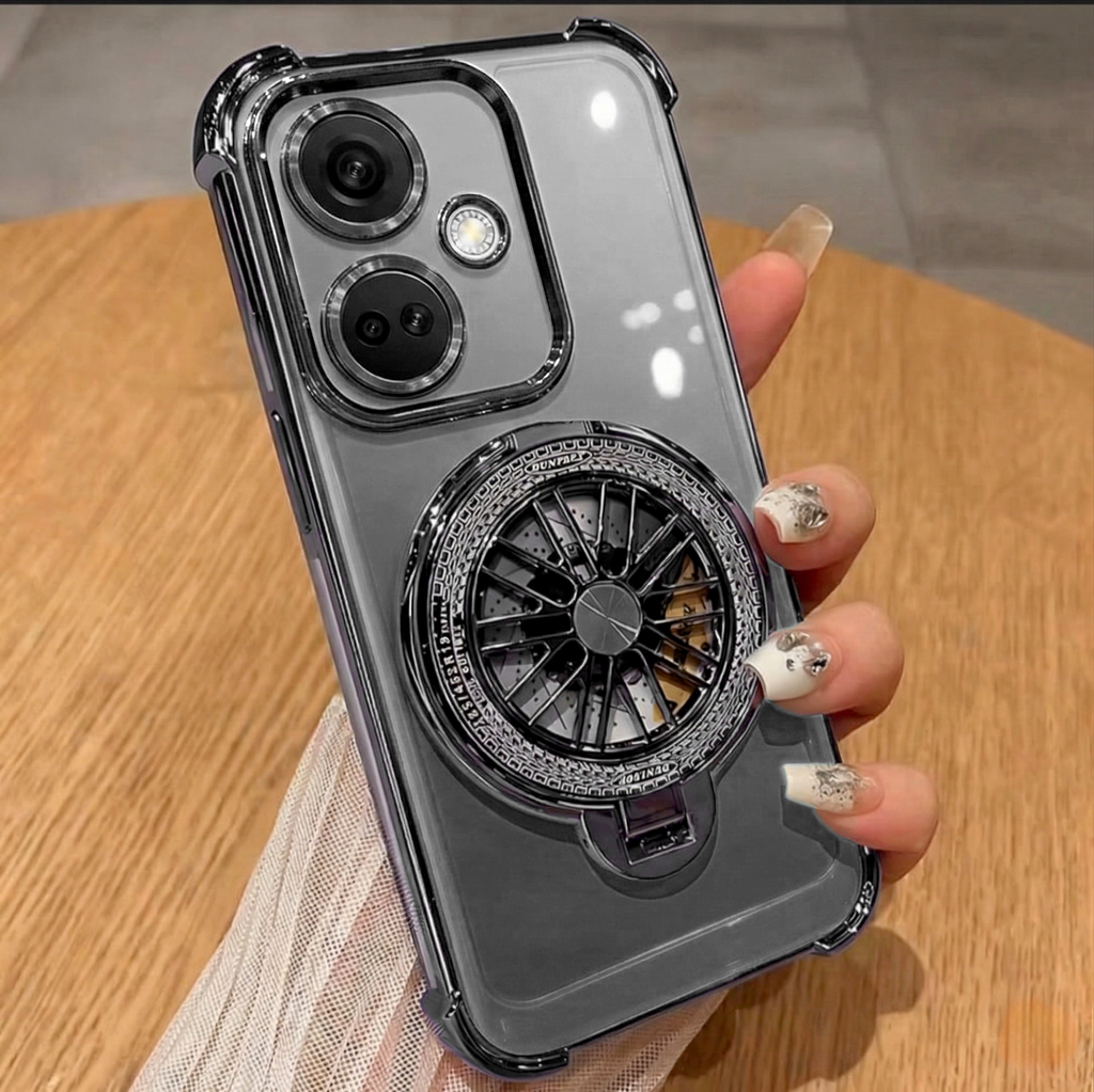 OnePlus Nord CE3 5G Premium Stress Buster Wheel Rotating Shockproof Airbags Case