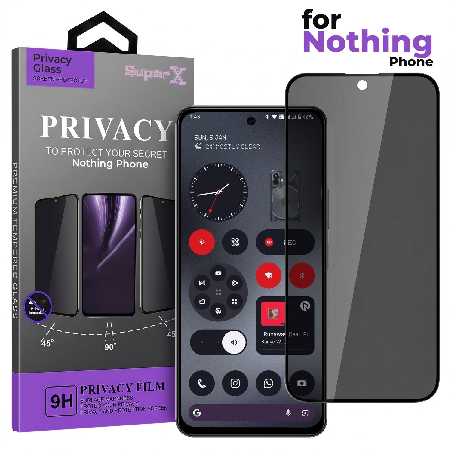 Nothing Phone 3a 5G Four Corner Airbags 100% Original Astro Money Magnet Rotating Dollar Case